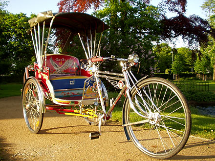 Rikscha, Foto anklicken für weitere Fotos!